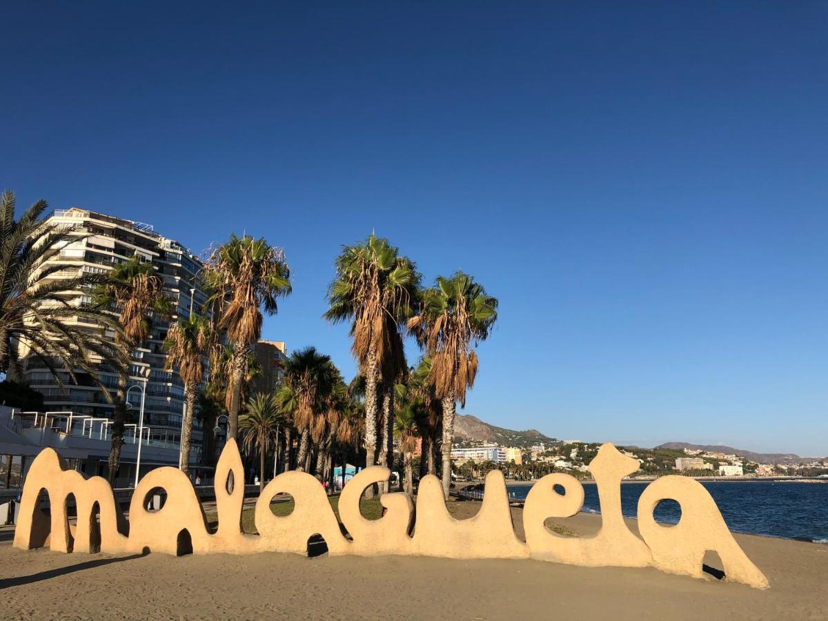 Malaga Playa Centro Ideal Familia Y Amigos المظهر الخارجي الصورة